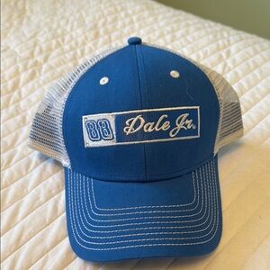 Dale Jr. Blue Mesh Trucker Hat